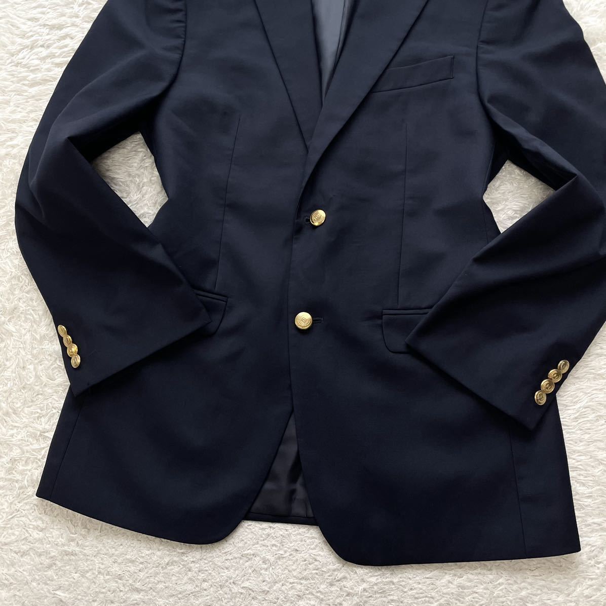 最高級XL位◎Chaps チャップス 紺ブレザー 金ボタン テーラード
