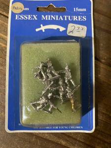 ⑨ 【15mm】ESSEX MNIATURES メタルフィギュア 未使用品 ミニチュアゲーム ウォーシミュレーション