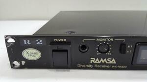 ■WX-RX820-7★中古800MHz帯ワイヤレス受信機■RAMSA WX-RX820■TUNER UNIT 　松下　パナソニック　Panasonic　ジャンクです。