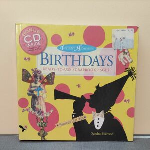 CD付き★海外素材集★instant Memories birthdays