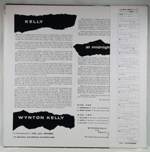 中古LP「KELLY AT MIDNIGHT / ケリー・アト・ミッドナイト」WYNTON KELLY / ウイントン・ケリー_画像2