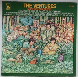 中古LP「THE VENTURES MORE GOLDEN GREATS / モア・ゴールデン・デラックス」ベンチャーズ　赤盤