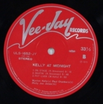 中古LP「KELLY AT MIDNIGHT / ケリー・アト・ミッドナイト」WYNTON KELLY / ウイントン・ケリー_画像5