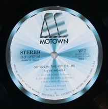 中古LP「Songs In The Key Of Life / キー・オブ・ライフ」Stevie Wonder / スティーヴィー・ワンダー_画像9