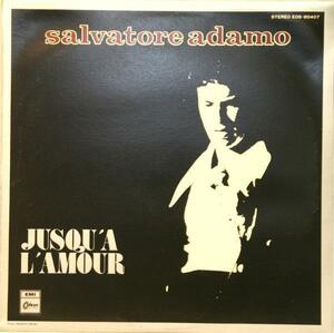 中古LP「JUSQU'A L'AMOUR/セ・マ・ヴィ」アダモ　見本盤