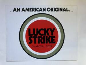 * that time thing sale .. not for sale Lucky Strike shop interior ornament plate *