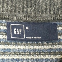 GAP　ギャップ　プルオーバーセーター　ニット　Ｖネック　ハーフスナップ　ゆるだぼ　ヘンリーネック　久住カラー　アースカラー_画像9