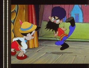  Pinocchio 35mm film woruto Disney Dick Jones ji minnie kli Kett ze pet karu Logo roti original work *PINOCCHIO continuation 5 koma 