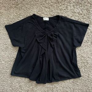 カロリナグレイサー Tシャツ 定価12000円 黒 CAROLINA GLASER ビームス BEAMS 半袖 カットソー