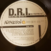 D.R.I./Dealing with it レコード/LP/アナログ_画像3
