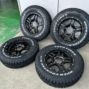 ノーマル車高 ジムニー JB64 JB23 JA11 タイヤ ホイール セット 4本 トーヨー オープンカントリー RT 185/85R16 ホワイトレター