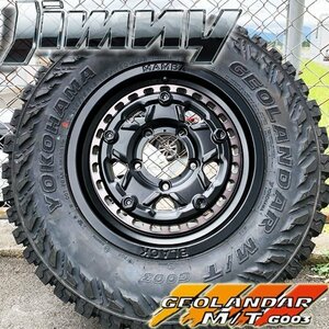 225/75R16 ジムニー JB64 JB23 JA11 16インチ タイヤホイール 4本セット YOKOHAMA GEOLANDAR ヨコハマ ジオランダー MT M/T G003 マッド