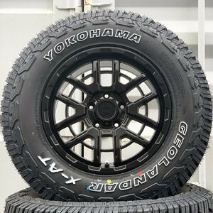 新品 デリカD5 RAV4 アウトランダー 16インチ タイヤホイールセット 4本 ヨコハマ ジオランダー XAT 235/70R16 ホワイトレター