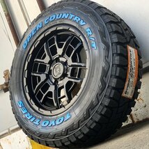 新品 エクストレイル デリカD5 CX5 16インチタイヤホイールセット 4本 トーヨー オープンカントリー RT R/T 225/70R16 ホワイトレター_画像7