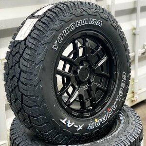 新品 デリカD5 RAV4 アウトランダー 16インチ タイヤホイールセット 4本 ヨコハマ ジオランダー XAT 235/70R16 ホワイトレター