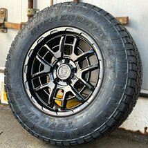 デリカD5 RAV4 CX5 新品 16インチ タイヤホイールセット 4本 トーヨー オープンカントリー AT3 215/70R16 ブラックレター_画像4