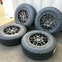 デリカD5 RAV4 CX5 新品 16インチ タイヤホイールセット 4本 トーヨー オープンカントリー AT3 215/70R16 ブラックレター_画像7