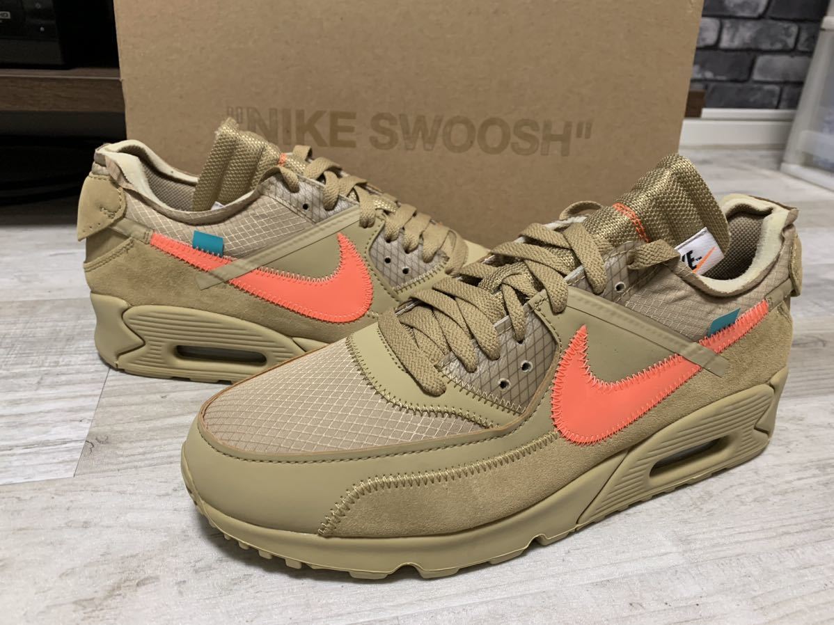 新品】国内正規品 off-white × NIKE AIR MAX 90 Desert Ore 28.5