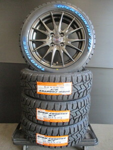 新品4本セット☆トーヨーオープンカントリーR/T☆165/60R15☆ホワイトレター☆ハスラーエブリーキャリーアトレーハイゼットNバンアゲバンfw