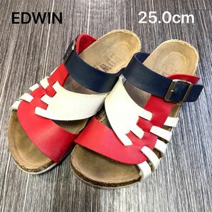 EDWIN コンフォートサンダル サンダル メンズ 25.0cm