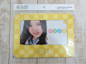 未使用☆AKB48 仲俣汐里 卓上タイプカレンダー 2013年 AKB48 Members Calendar