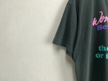 グッドプリントUSA製90sビンテージFRUITOFTHELOOMフルーツオブザルーム半袖プリントTシャツXLブラック100綿アメカジストリートnr23826_画像3