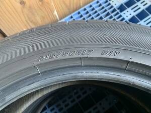 バリ山 グッドイヤー efficientGrip Eco 215/50R17 製造年数18.21年 残溝約6.5　7.2㎜ 2本セット MADE IN JAPAN