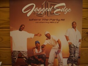 12inchレコード　 JAGGED EDGE / WHERE THE PARTY AT feat. NELLY