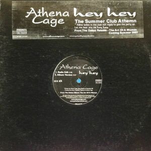 12inchレコード　ATHENA CAGE / HEY HEY