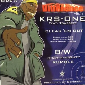 12inchレコード　KRS ONE (KRS-ONE) / CLEAR 'EM OUT