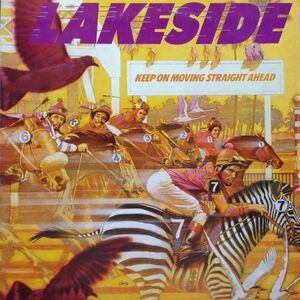 LPレコード　 LAKESIDE / KEEP ON MOVING STRAIGHT AHEAD (JPN)