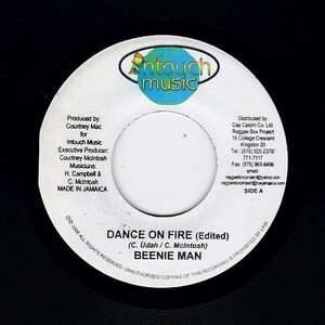 EPレコード　BEENIE MAN / DANCE ON FIRE