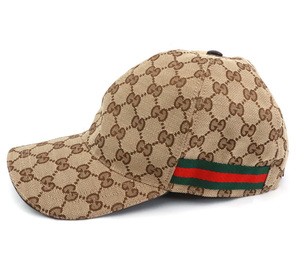 未使用 グッチ ベースボール キャップ 帽子 GUCCI オリジナル GGキャンバス Lサイズ メンズ レディース 現行品 ref.200035　/32571