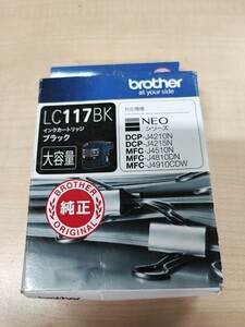 *(065)brother original LC117BK high capacity ink cartridge black unopened expiration of a term 