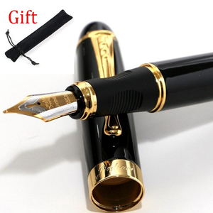 【ブラック】iraurita 万年筆 高品質 高級 ゴールドメタルクリップペン jinhao 450 caneta ステーショナリー オフィス 学用品