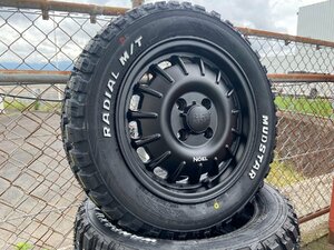 軽トラ 軽バン ハイゼット リフトアップ＆加工 マッドスター ラジアル MT 165/60R15 165/65R15 Noel タイヤホイール 4本セット