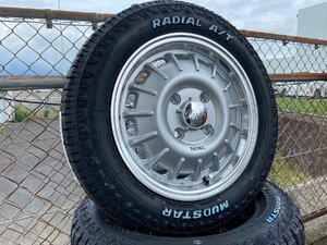 最新作 Noel ルーミー アクア シエンタ クロスビー マッドスターラジアル AT 175/65R14 タイヤホイール 4本セット 14インチ