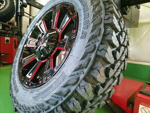 ヨコハマ ジオランダー MT G003 215/70R16 デリカD5 エクストレイル クロスロード タイヤホイール 16インチ DeathRock 新品4本セット