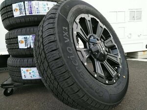 200系ハイエース レジアスエース 16インチ 人気 タイヤホイール 新品4本セット DeathRock SAILUN VX1 215/65R16 車検対応