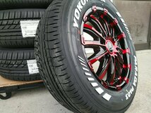 200系ハイエース 人気 タイヤホイール ヨコハマ PARADA パラダ ホワイトレター 215/65R16 車検対応 16インチ BD12_画像7