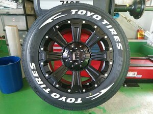 車検対応 200系ハイエース タイヤホイールセット TOYO H30 215/65R16 16インチ DeathRock 新品 4本セット