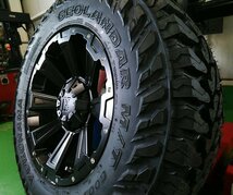 プラド ハイラックス FJ H3 タイヤホイールセット 17インチ DeathRock YOKOHAMA ジオランダー MT 265/65R17 265/70R17 285/70R17_画像8