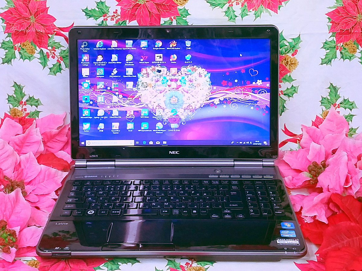 新型Windows11搭載/爆速2世代Core-i7/大人気NEC LAVIEブラック色