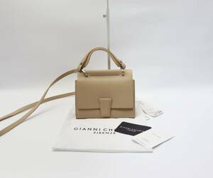  regular price 28,600 jpy new goods Gianni Carry ni wallet bag beige 