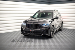 BMW X7 G07 Mスポーツ フロント バンパー リップ スポイラー V1/ アンダー スプリッター エプロン バンパー ディフューザー