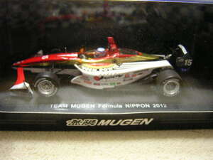 1/43 EBBRO Mugen box 2012 year Formula Nippon team Mugen #15 Takuma Sato 