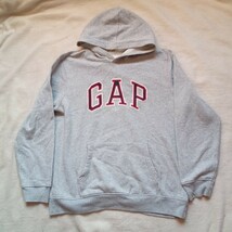 GAP ギャップ スウェットパーカー グレー XL★プルオーバー オーバーサイズ ビッグシルエット_画像1