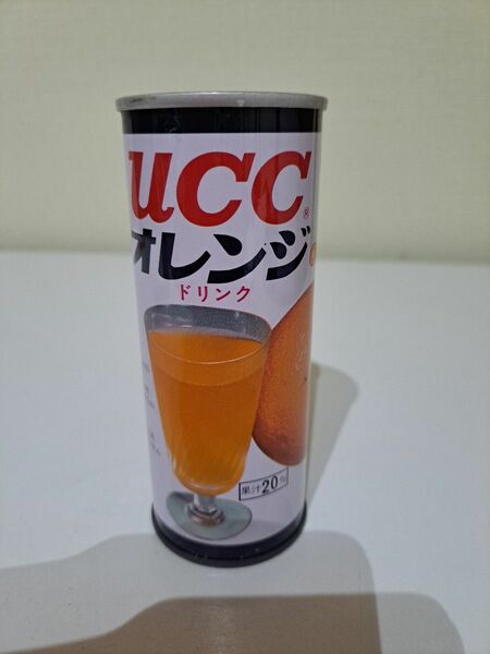 骨董品 昭和レトロ UCCオレンジ 空き缶