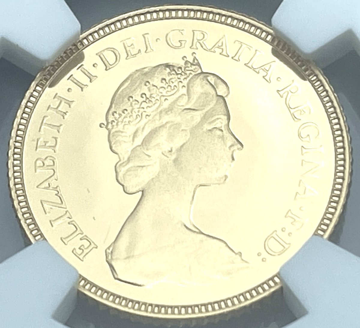 最高鑑定 1982年 イギリス ヤングエリザベス NGC PF70 ULTRA CAMEO