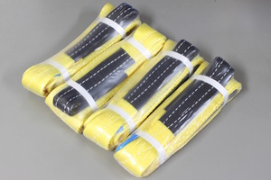  belt sling 75mm 1m 4 pcs set Europe safety standard conform goods (k2248)